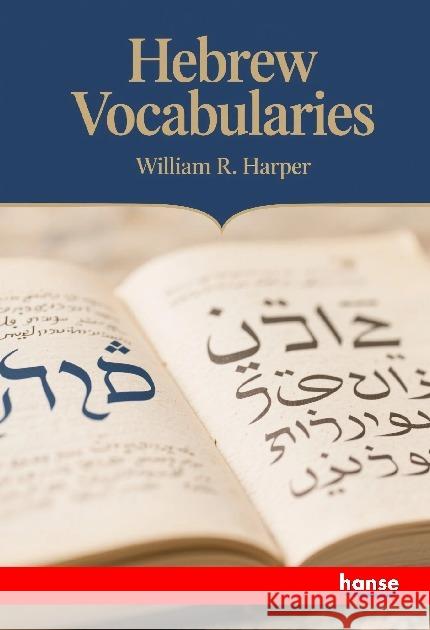 Hebrew Vocabularies Harper, William R. 9783348152389