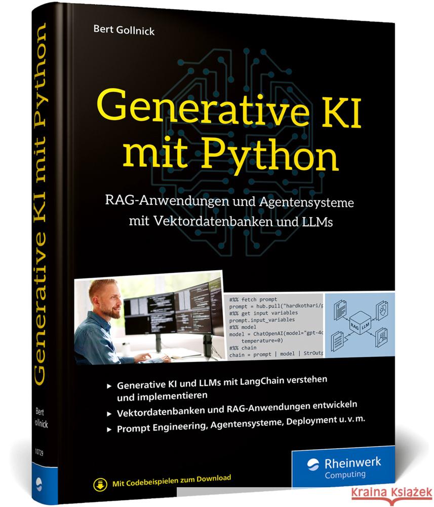 Generative KI mit Python Gollnick, Bert 9783367107292