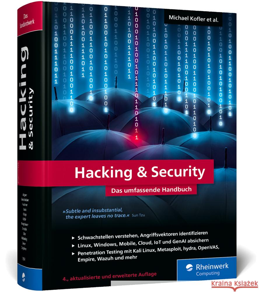 Hacking u. Security Kofler, Michael, Wübbeling, Matthias, Zenker, Paul 9783367109340