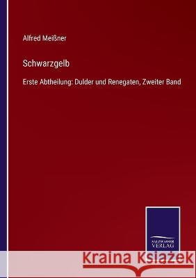 Schwarzgelb: Erste Abtheilung: Dulder und Renegaten, Zweiter Band Alfred Meißner 9783375029661