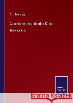 Geschichte der bildenden Künste: Siebenter Band Carl Schnaase 9783375036546 Salzwasser-Verlag