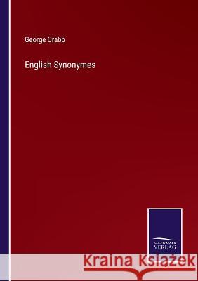 English Synonymes George Crabb 9783375128364