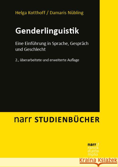 Genderlinguistik Kotthoff, Helga, Nübling, Damaris 9783381105915