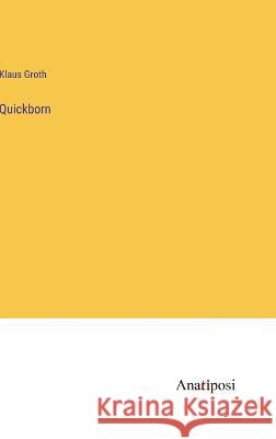 Quickborn Klaus Groth   9783382014254