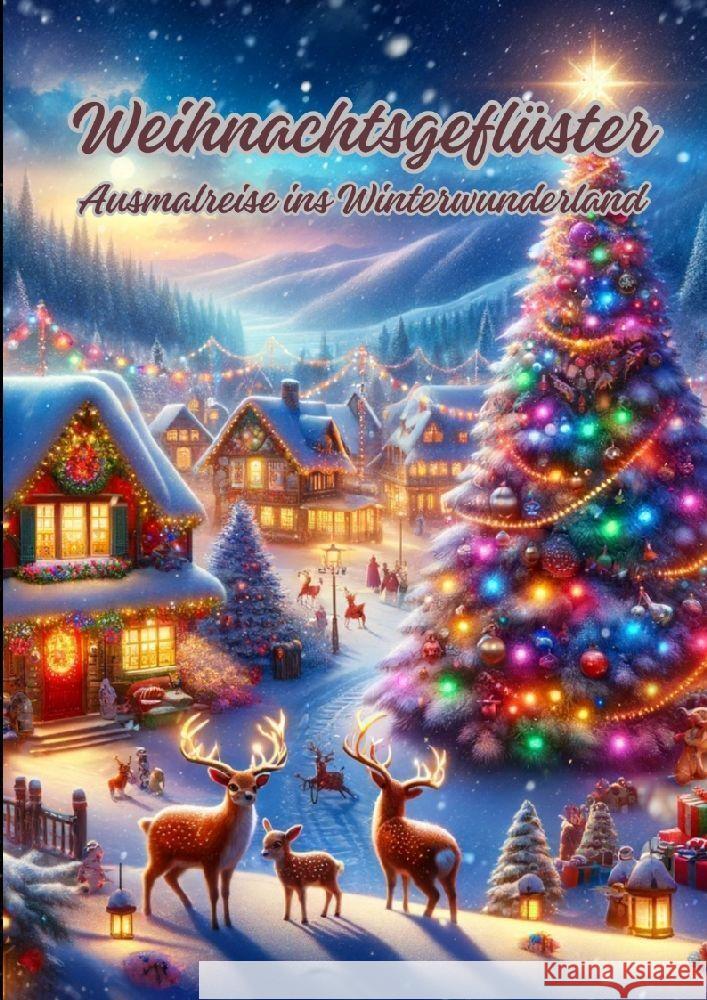 Weihnachtsgefl?ster: Ausmalreise ins Winterwunderland Diana Kluge 9783384060242