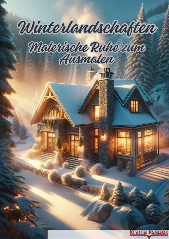Winterlandschaften: Malerische Ruhe zum Ausmalen Diana Kluge 9783384110626