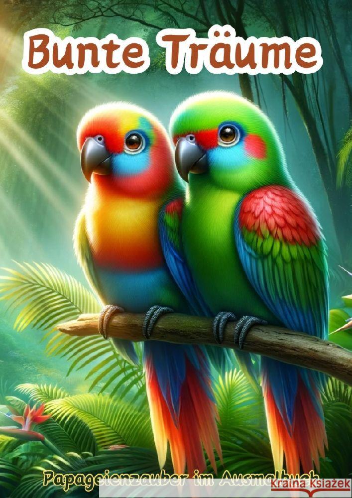 Bunte Tr?ume: Papageienzauber im Ausmalbuch Maxi Pinselzauber 9783384120403 Tredition Gmbh