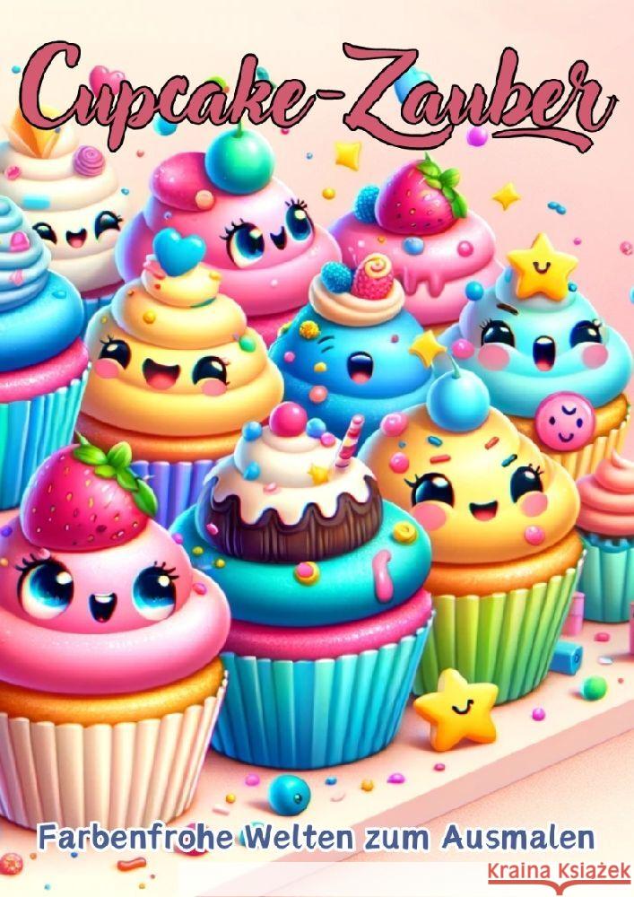 Cupcake-Zauber: Farbenfrohe Welten zum Ausmalen Maxi Pinselzauber 9783384122834 Tredition Gmbh