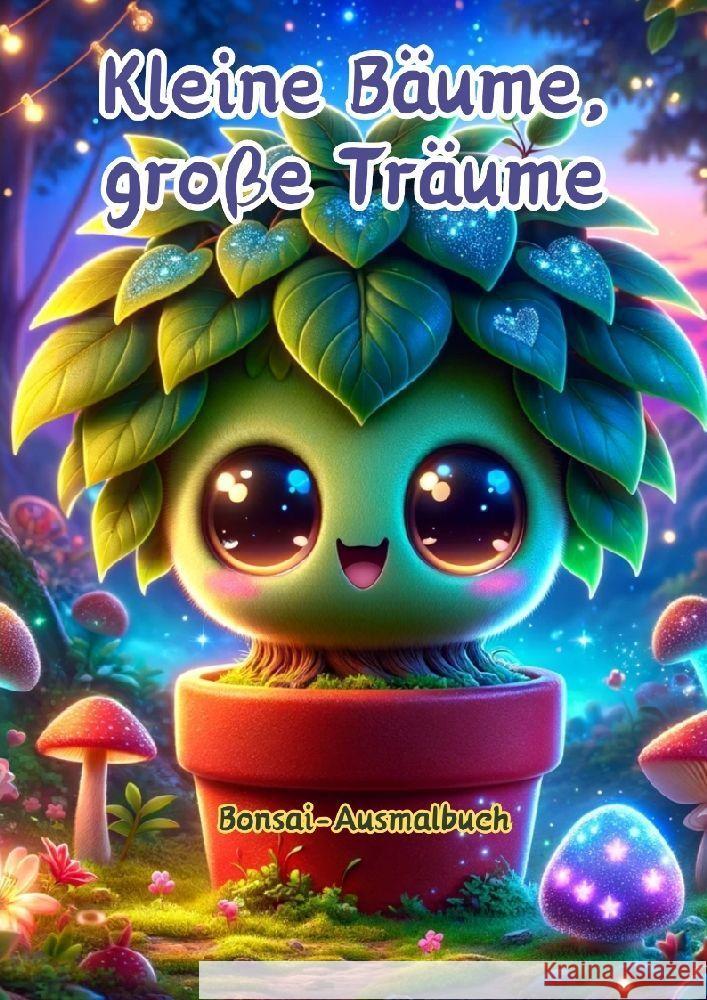 Kleine B?ume, gro?e Tr?ume: Bonsai-Ausmalbuch Maxi Pinselzauber 9783384126382 Tredition Gmbh