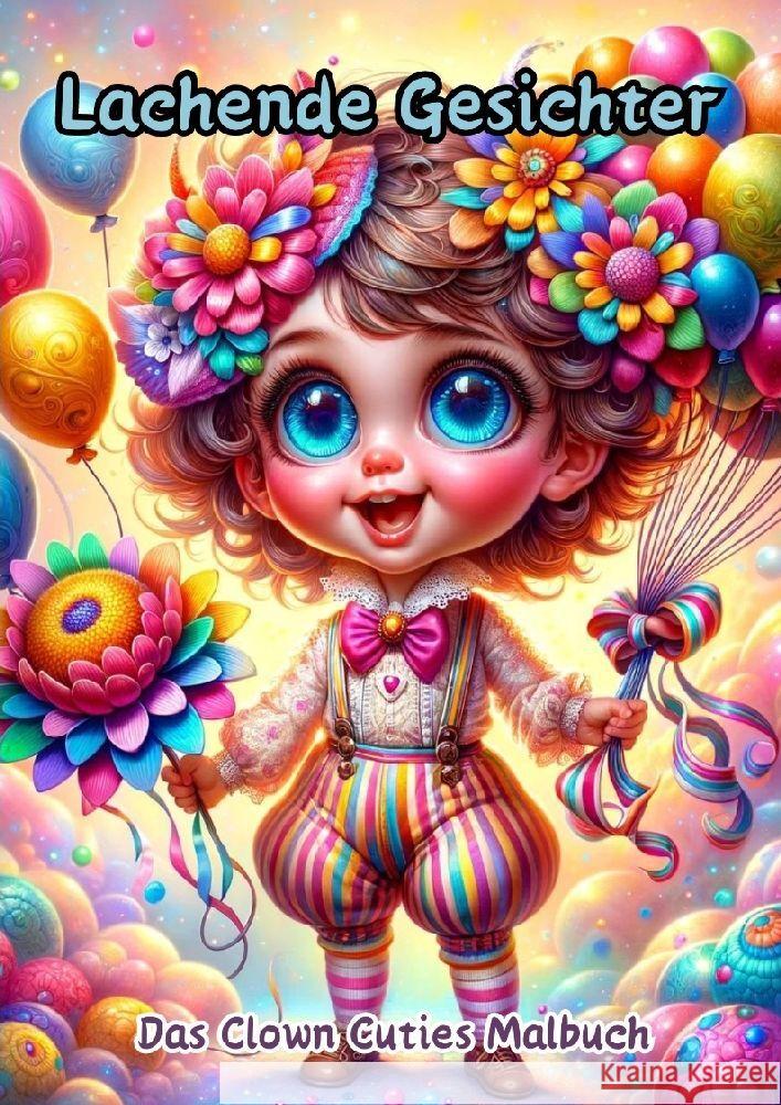 Lachende Gesichter: Das Clown Cuties Malbuch Maxi Pinselzauber 9783384142689 Tredition Gmbh