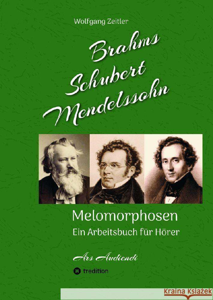 Brahms, Schubert, Mendelssohn: Melomorphosen - Fr?chte der Musikmeditation, sichtbar gemachte Informationsmatrix ausgew?hlter Musikst?cke, Gestaltwer Wolfgang Zeitler 9783384144010