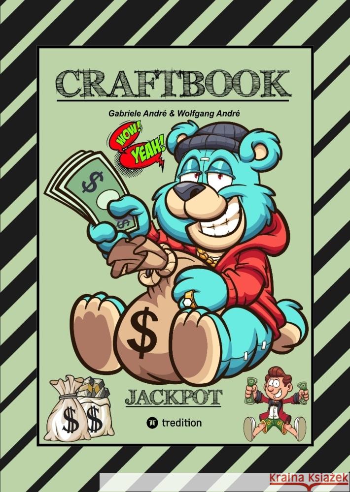 CRAFTBOOK - LUSTIGE AUSMALMOTIVE - WISSENSWERTES - KNIFFLIGE RÄTSEL - SPANNENDE AUFGABEN - VOLLTREFFER - TUTORIAL - WITZIGE FIGUREN André, Gabriele 9783384158529