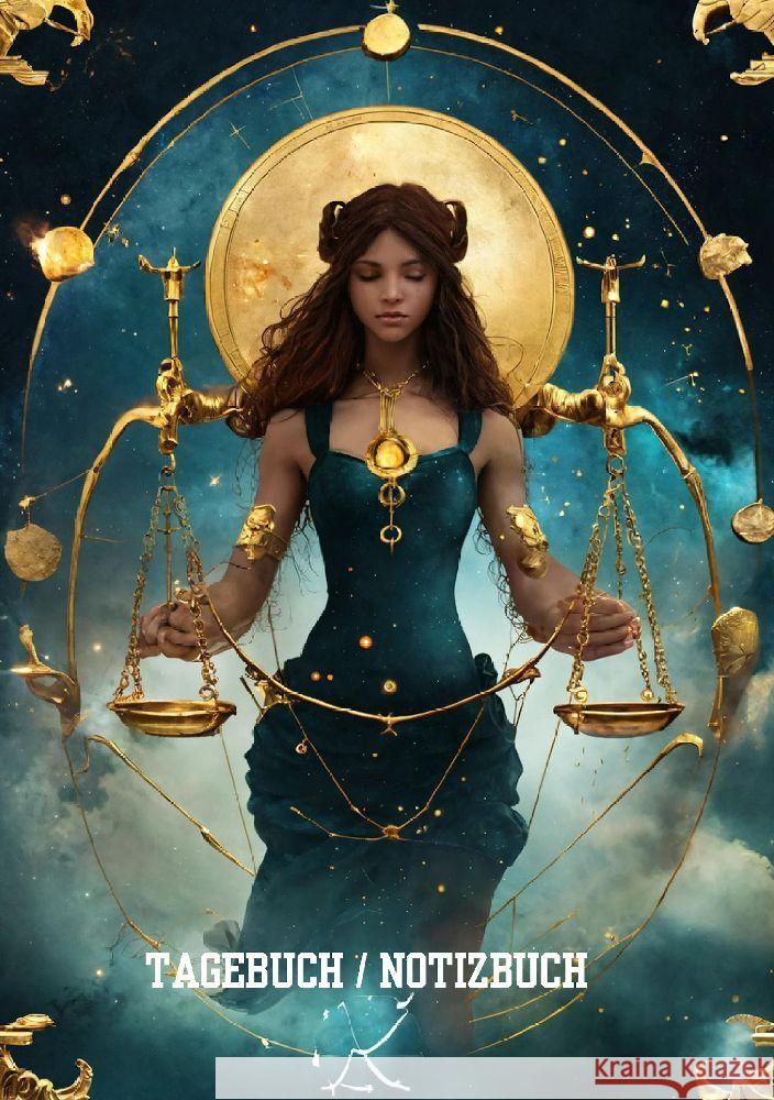 Tagebuch / Notizbuch   Sternzeichen   Waage Meinecke, Willi 9783384188380