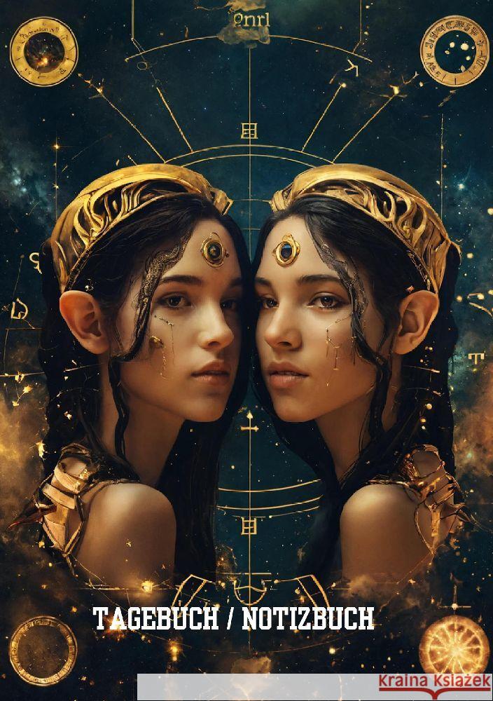 Tagebuch / Notizbuch   Sternzeichen Zwilling Meinecke, Willi 9783384188496