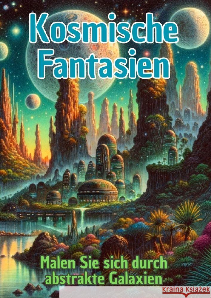 Kosmische Fantasien: Malen Sie sich durch abstrakte Galaxien Maxi Pinselzauber 9783384189530 Tredition Gmbh