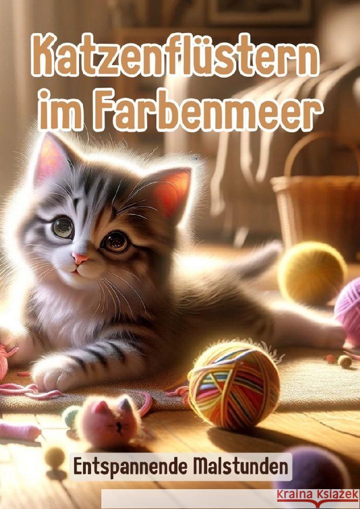 Katzenfl?stern im Farbenmeer: Entspannende Malstunden Maxi Pinselzauber 9783384190673