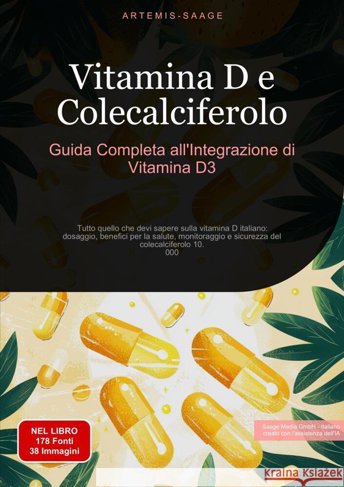 Vitamina D e Colecalciferolo: Guida Completa all'Integrazione di Vitamina D3 Saage, Artemis 9783384452009