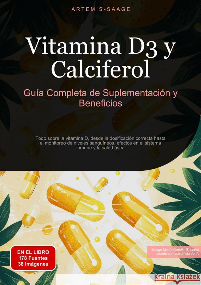 Vitamina D3 y Calciferol: Guía Completa de Suplementación y Beneficios Saage, Artemis 9783384452047