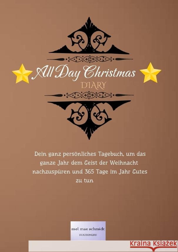 All Day Christmas Diary Schmidt, Mel Mae, Schmidt, Melanie 9783384453228