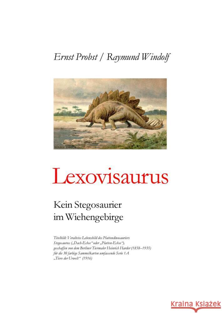 Lexovisaurus Probst, Ernst, Windolf, Raymund 9783384454546 tredition