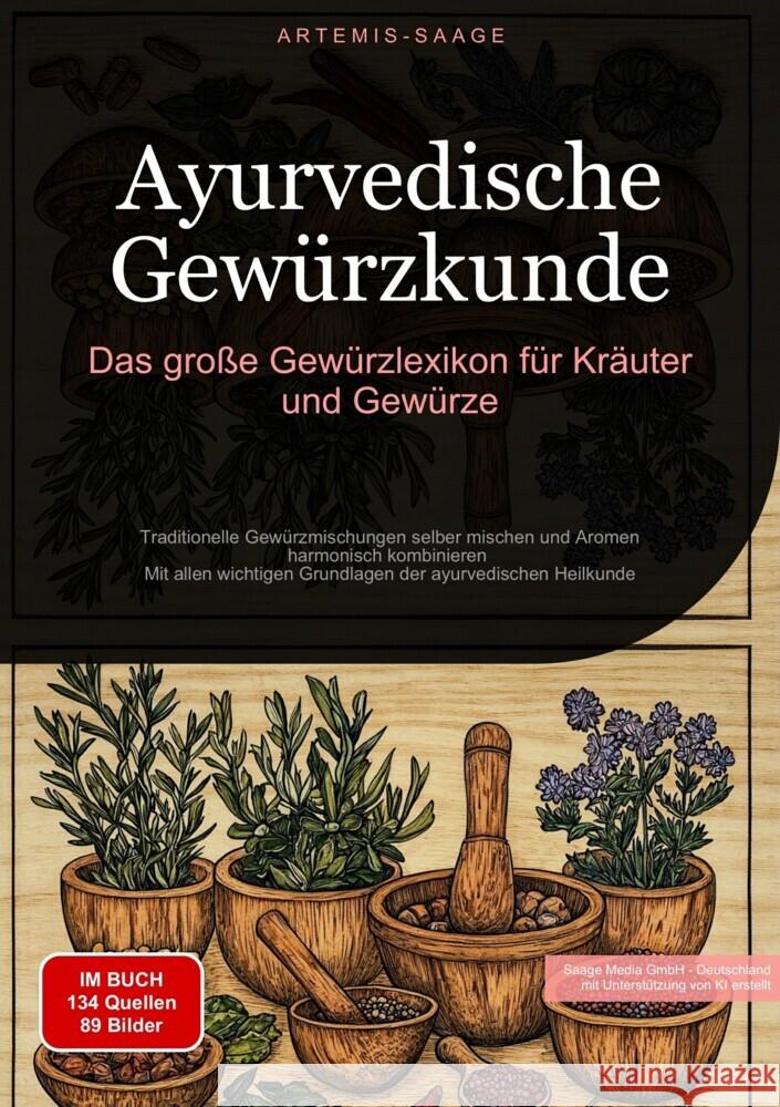 Ayurvedische Gewürzkunde: Das große Gewürzlexikon für Kräuter und Gewürze Saage, Artemis 9783384459190