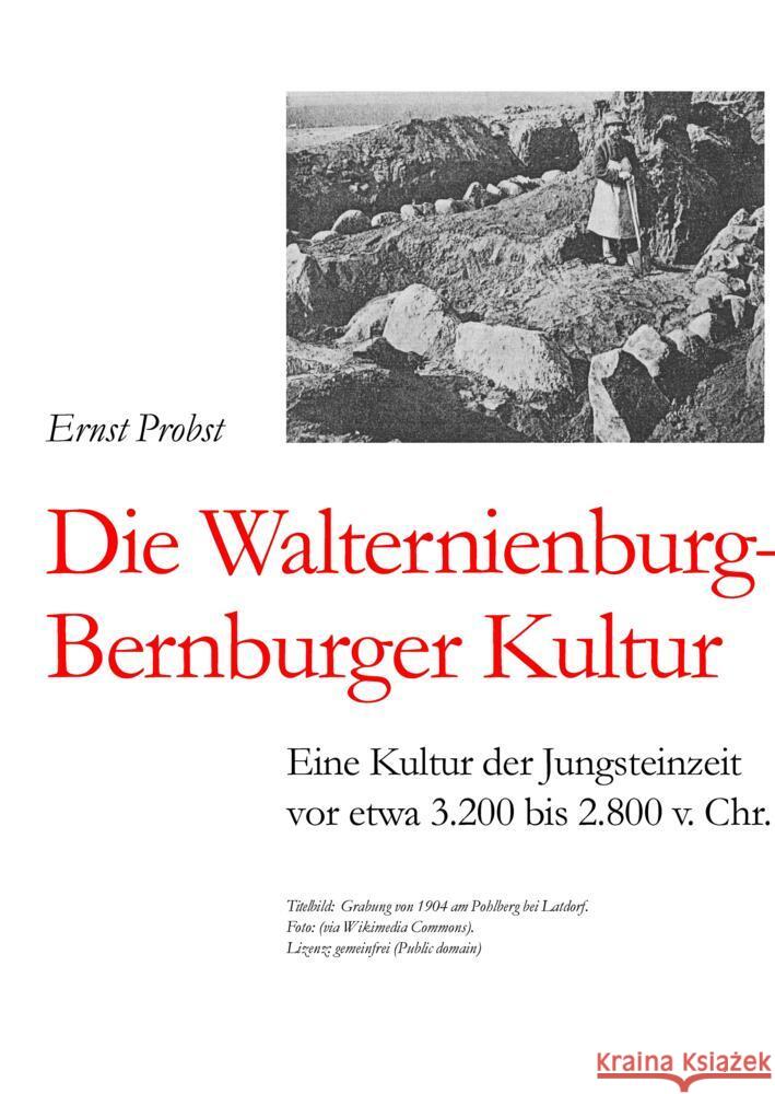 Die Walternienburg-Bernburger Kultur Probst, Ernst 9783384459718 tredition