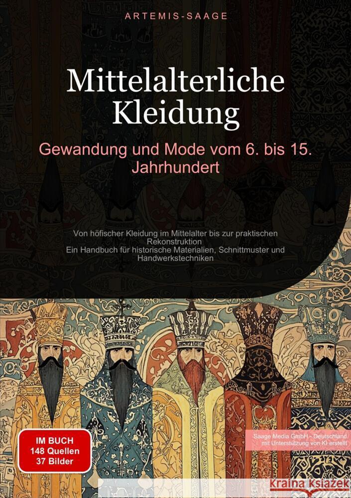 Mittelalterliche Kleidung: Gewandung und Mode vom 6. bis 15. Jahrhundert Saage - Deutschland, Artemis 9783384477309 Saage Books