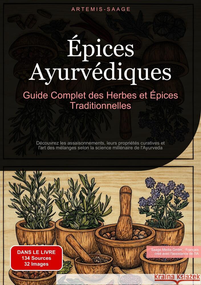 Épices Ayurvédiques : Guide Complet des Herbes et Épices Traditionnelles Saage - Français, Artemis 9783384485496 Saage Books