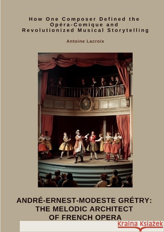 André-Ernest-Modeste Grétry: The Melodic Architect of French Opera Lacroix, Antoine 9783384498571 tredition