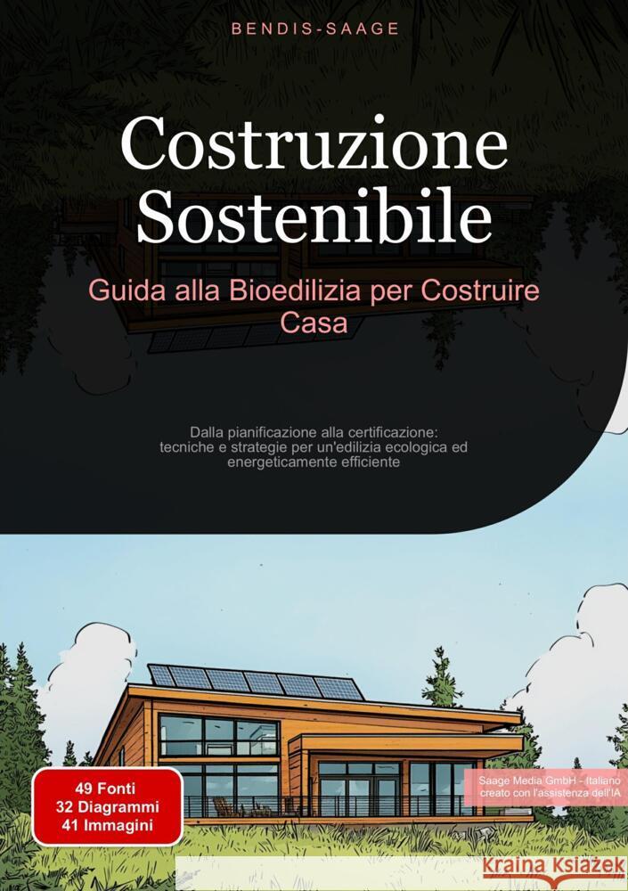 Costruzione Sostenibile: Guida alla Bioedilizia per Costruire Casa Saage - Italiano, Bendis A. I. 9783384517517 Saage Books