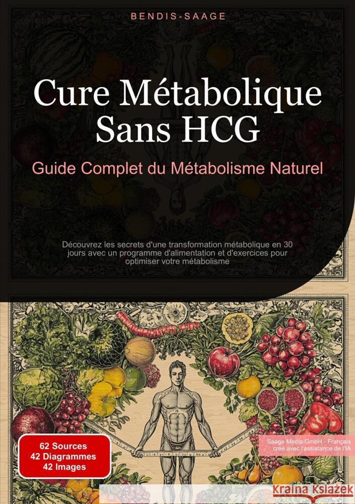 Cure Métabolique Sans HCG: Guide Complet du Métabolisme Naturel Saage - Français, Bendis A. I. 9783384522160 Saage Books