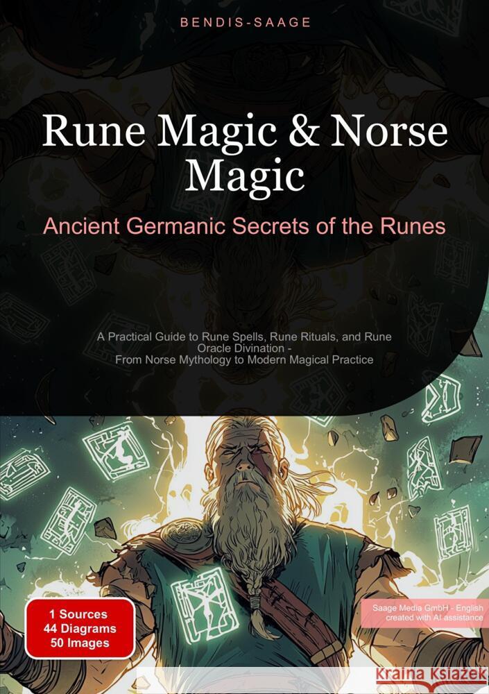 Rune Magic & Norse Magic: Ancient Germanic Secrets of the Runes Saage - English, Bendis A. I. 9783384523266 Saage Books