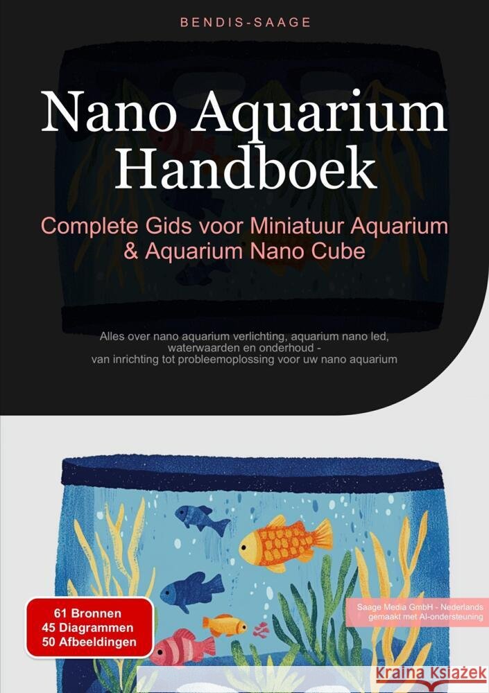 Nano Aquarium Handboek: Complete Gids voor Miniatuur Aquarium & Aquarium Nano Cube Saage - Nederlands, Bendis A. I. 9783384524546 Saage Books