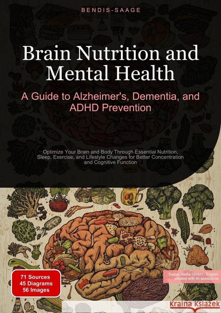 Brain Nutrition and Mental Health: A Guide to Alzheimer's, Dementia, and ADHD Prevention Saage - English, Bendis A. I. 9783384526113 Saage Books