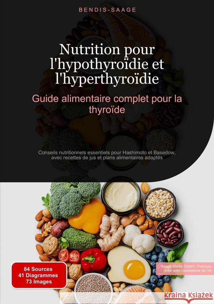 Nutrition pour l'hypothyroïdie et l'hyperthyroïdie : Guide alimentaire complet pour la thyroïde Saage - Français, Bendis A. I. 9783384526724 Saage Books