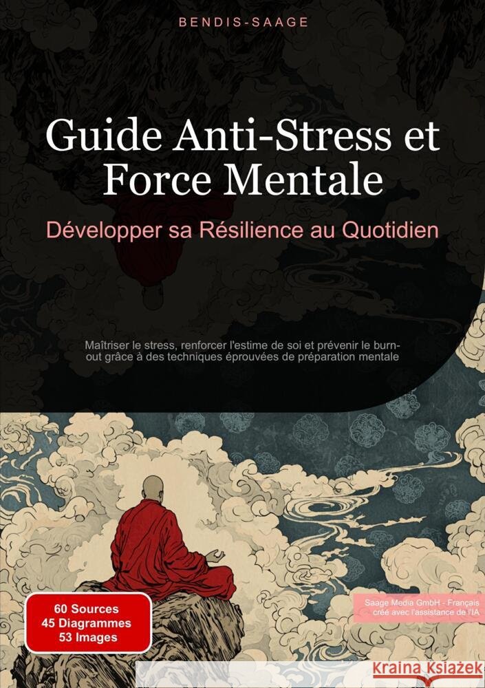 Guide Anti-Stress et Force Mentale: Développer sa Résilience au Quotidien Saage - Français, Bendis A. I. 9783384527905 Saage Books