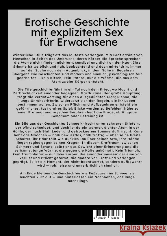 Sex im Schnee Graf, Mia 9783384718648