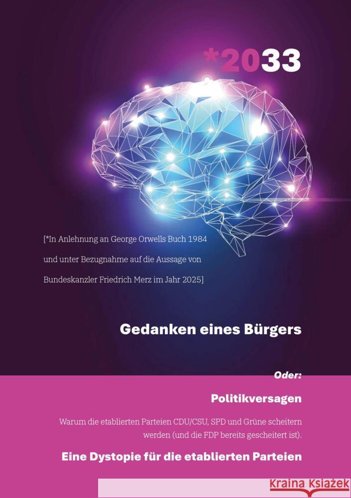 *2033 - Gedanken eines Bürgers Jensen, Michael 9783384751317