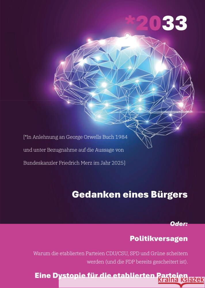 *2033 - Gedanken eines Bürgers Jensen, Michael 9783384751324