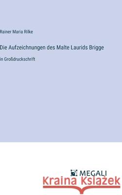 Die Aufzeichnungen des Malte Laurids Brigge: in Gro?druckschrift Rainer Maria Rilke 9783387019292