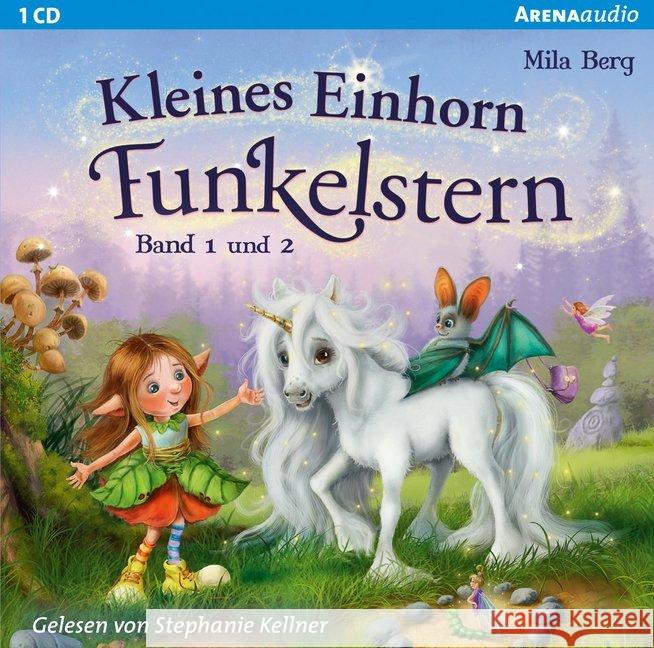 Kleines Einhorn Funkelstern. Tl.1-2, 1 Audio-CD : Lesung Berg, Mila 9783401241166 Arena