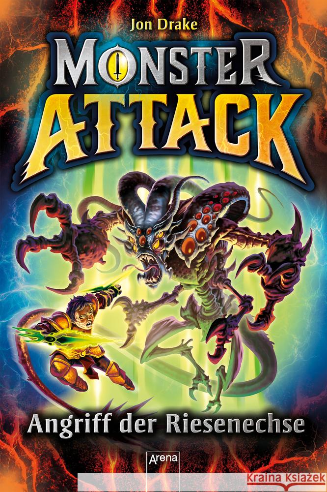 Monster Attack - Angriff der Riesenechse Drake, Jon 9783401605524