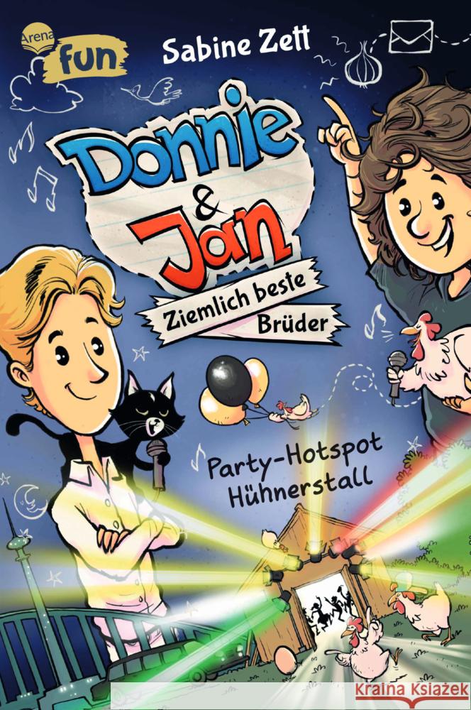 Donnie & Jan - Ziemlich beste Brüder (2). Party-Hotspot Hühnerstall Zett, Sabine 9783401606767 Arena