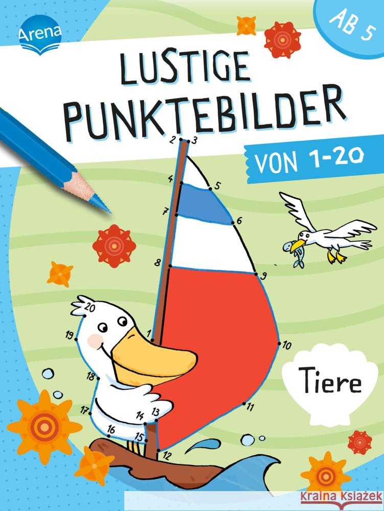 Lustige Punktebilder von 1-20. Tiere Reimers, Silke 9783401718309