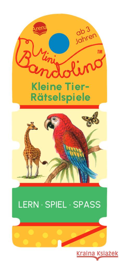 Mini Bandolino. Kleine Tier-Rätselspiele Morton, Christine 9783401720883 Arena