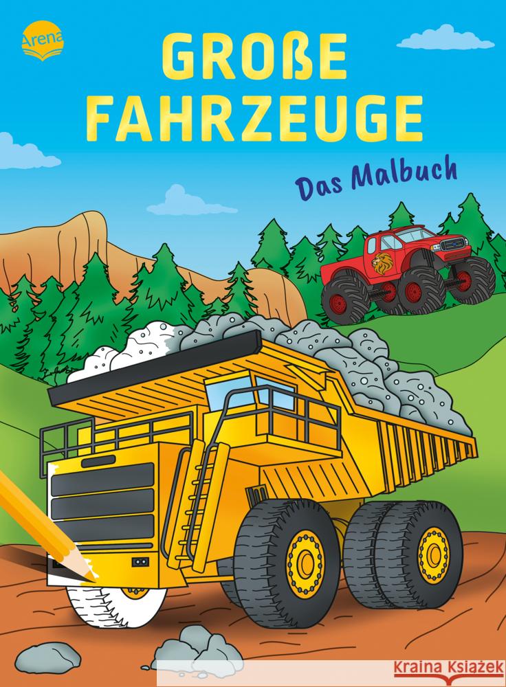 Das Malbuch. Große Fahrzeuge Segers, Gunter 9783401721941