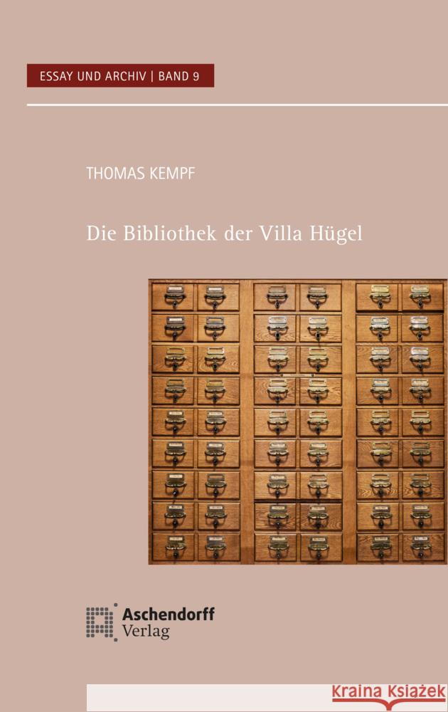 Die Bibliothek der Villa Hügel Kempf, Thomas 9783402224861 Aschendorff Verlag