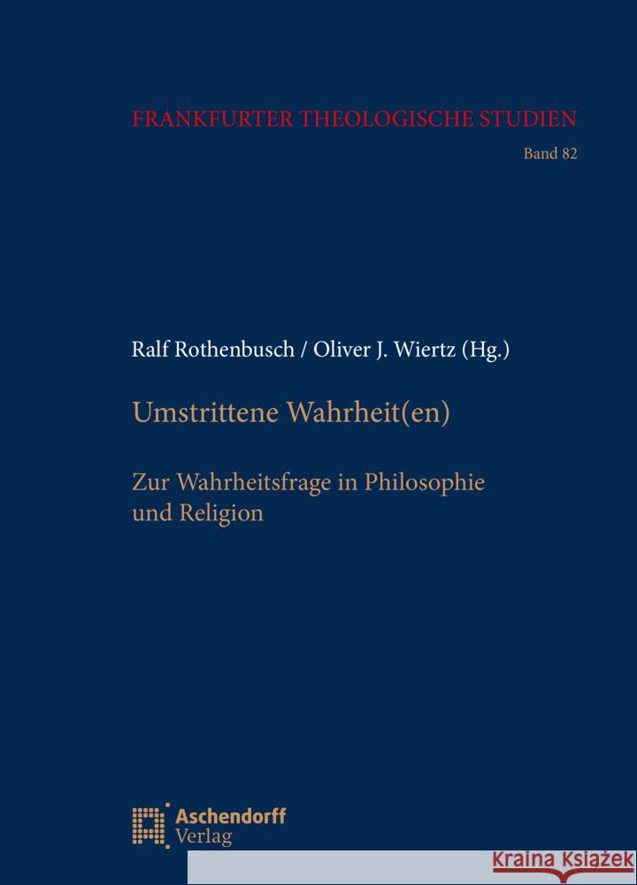 Umstrittene Wahrheit(en)  9783402234440 Aschendorff Verlag