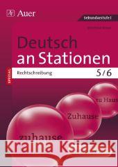 Deutsch an Stationen SPEZIAL - Rechtschreibung 5/6 : Mit Kopiervorlagen. Sekundarstufe I Röser, Winfried 9783403069584 Auer GmbH
