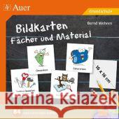 Bildkarten: Fächer und Material : Klasse(nzimmer) gut organisiert mit 84 motivierenden Karten. Grundschule Wehren, Bernd 9783403070276 Auer